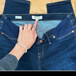 Madewell Women's Maternity Deep Blue Skinny Jeans Size 29